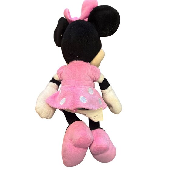 Minnie Mouse Disney Just Play Plush Sewn Eyes Stuffed Animals 10" Tall Pink - Picture 3 of 4